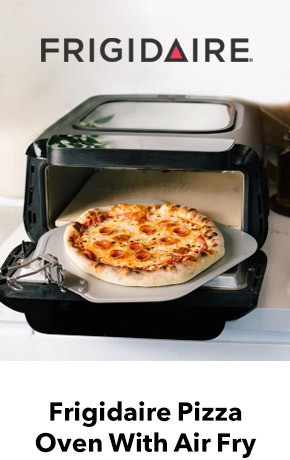 Frigidaire Countertop Pizza Oven With Air Fry & Oven Cooking Modes in Black