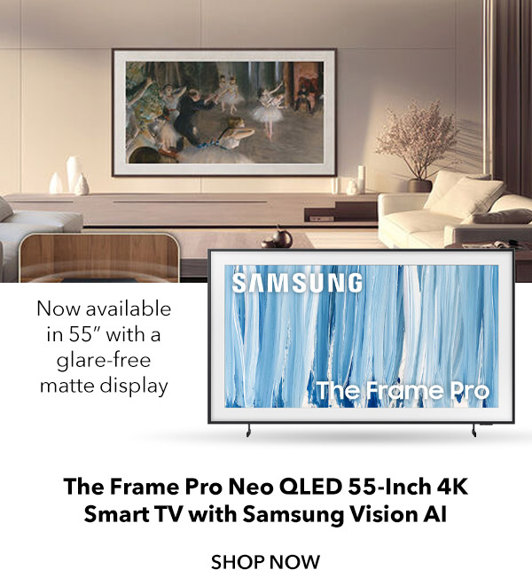 Samsung The Frame Pro Neo QLED 4K Smart TV with Samsung Vision AI