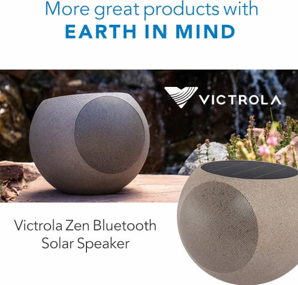 Victrola Zen Outdoor Bluetooth Solar Speaker