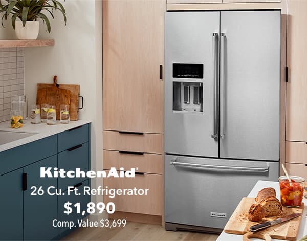 KitchenAid 26.8 Cu. Ft. Standard Depth French Door Refrigerator - SHOP NOW