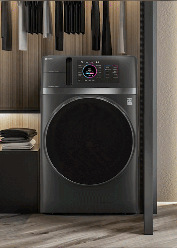GE Profile UltraFast Combo ADA 4.8 Cu. Ft. Washer/Dryer With Ventless Heat Pump Technology