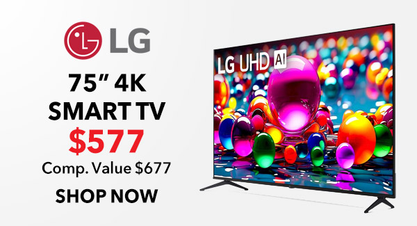 LG UA77 Series TV UHD AI 4K Smart 75-Inch
