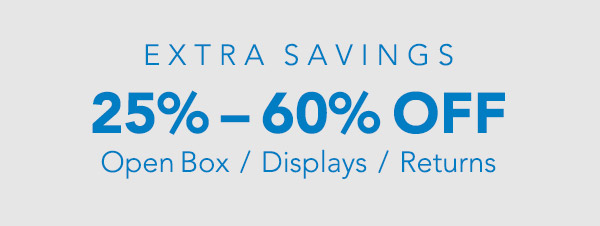 Displays & Returns Savings