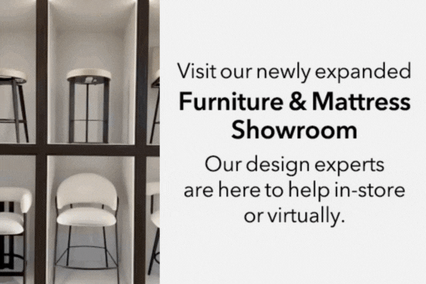 Visit Our Newly Expanded Furniture Showroom