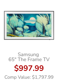 Samsung The Frame LS03F QLED TV 65-Inch 4K Smart in Black