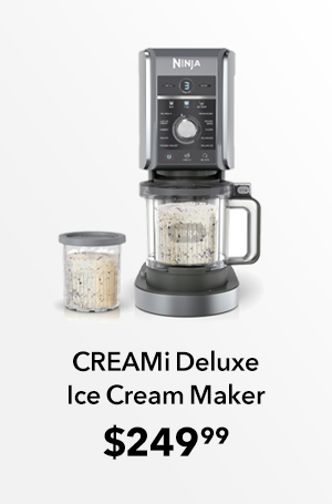Ninja CREAMi Deluxe 11-in-1 Ice Cream Maker in Stone Silver