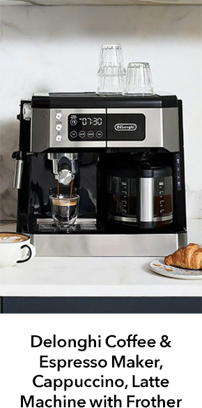 elonghi All-In-One Coffee & Espresso Maker, Cappuccino, Latte Machine With Advanced Milk Frother