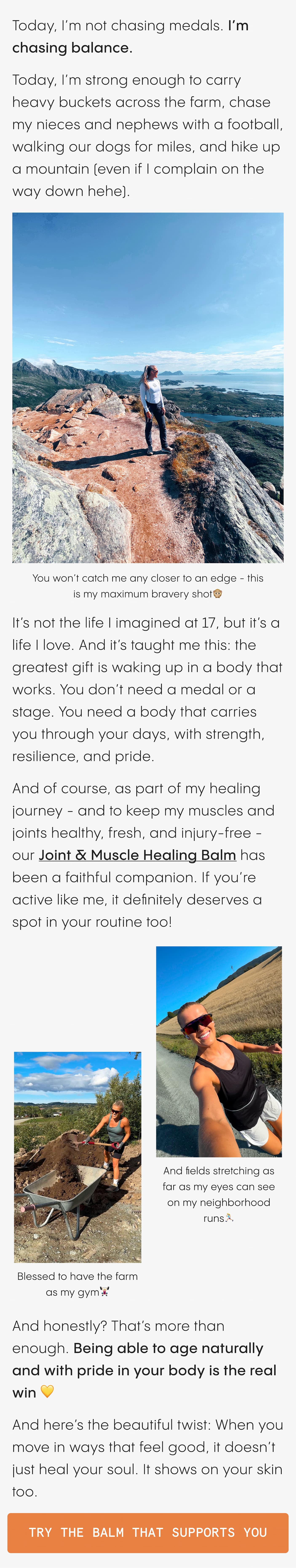 TRY THE BALM THAT SUPPORTS YOU