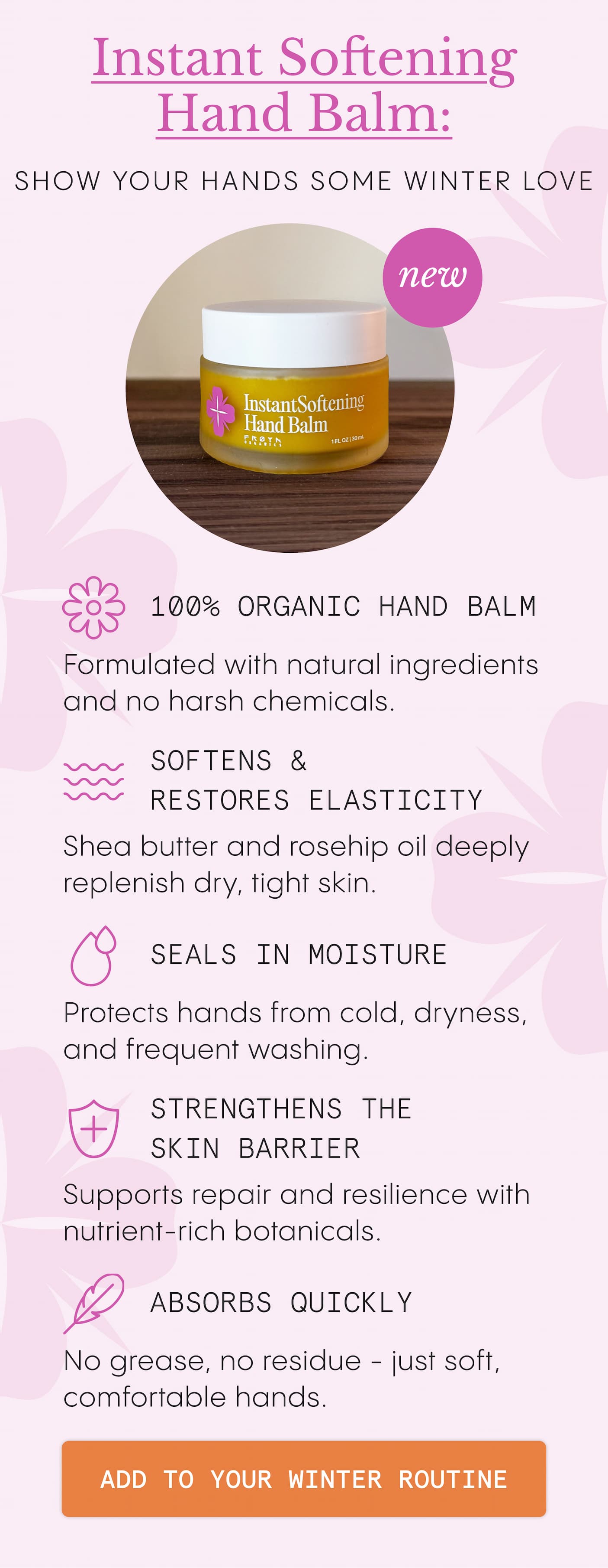 Instant Softening Hand Balm: Show Your Hands Some Winter Love