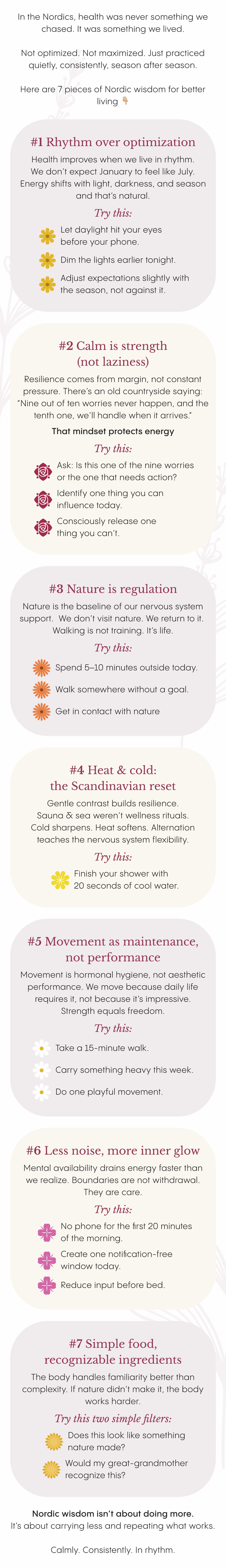 In the Nordics, health was never something we chased. It was something we lived.