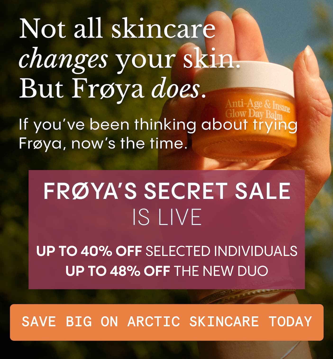 FRØYA'S SECRET SALE IS LIVE