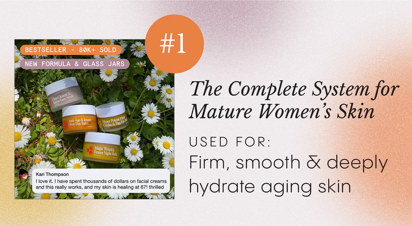 The Complete System for Mature Women's Skin