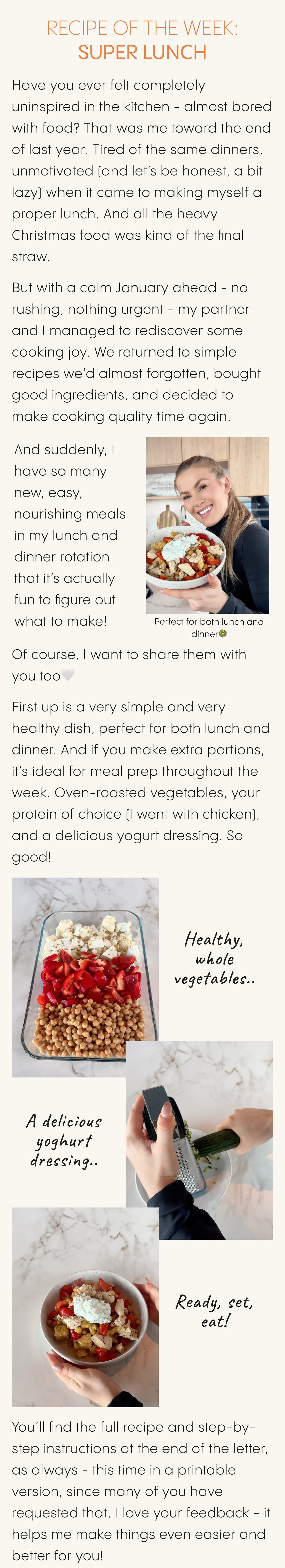 Recipe of the week: Super lunch