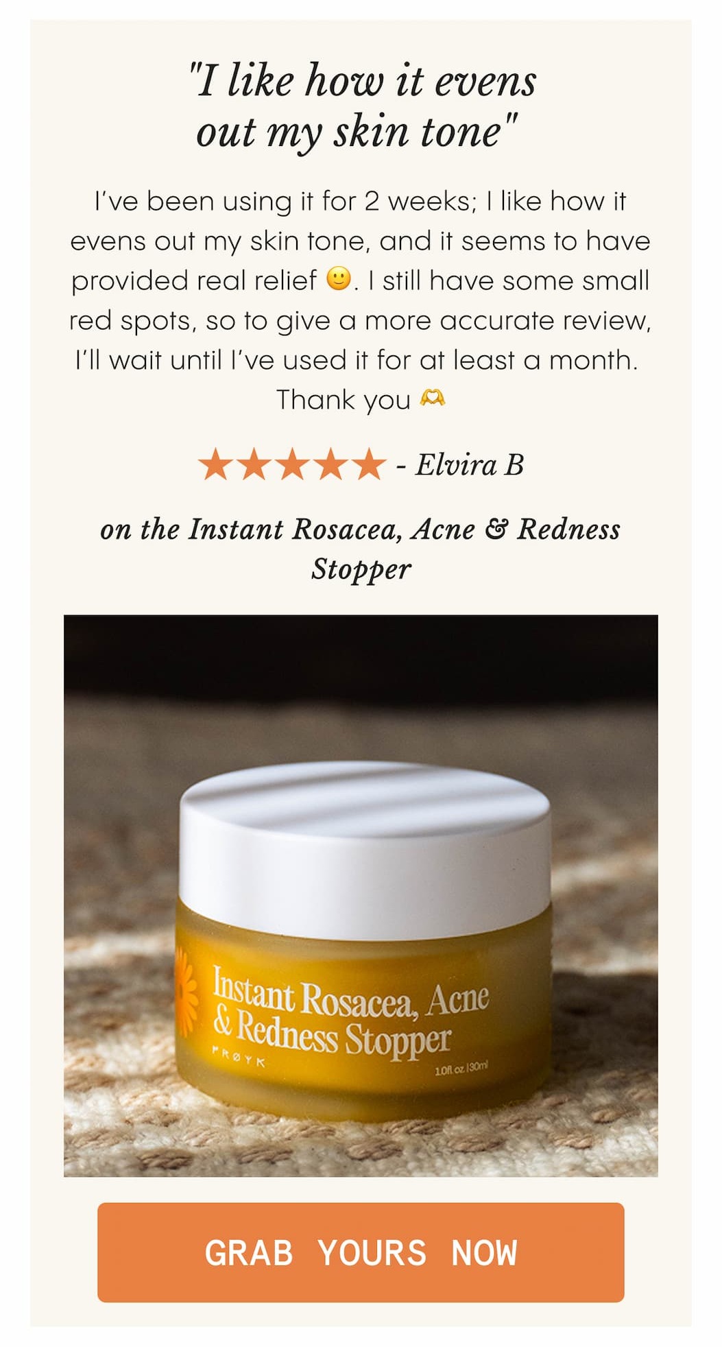 Instant Rosacea, Acne & Redness Stopper