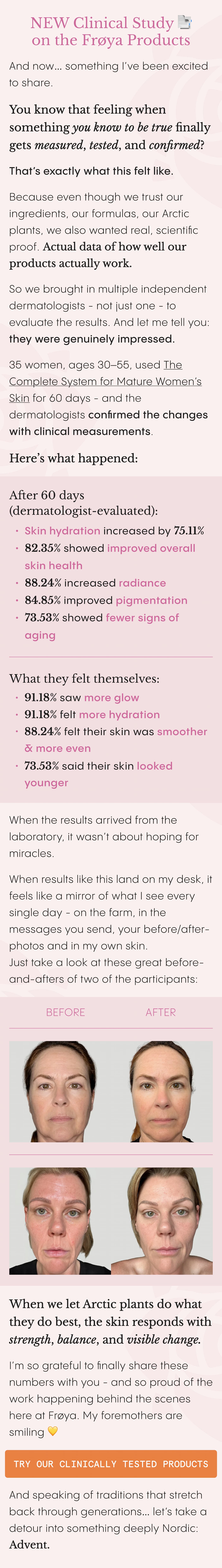 NEW Clinical Study 📑 on the Frøya Products
