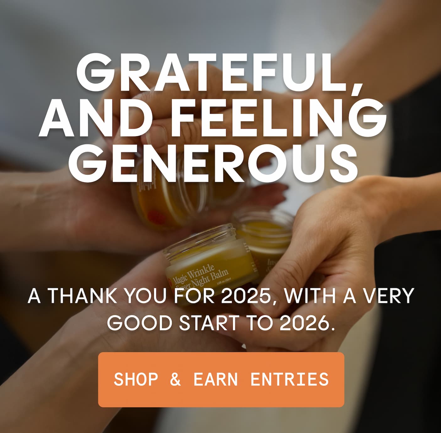  Grateful, and Feeling Generous  A thank you for 2025, with a very good start to 2026.