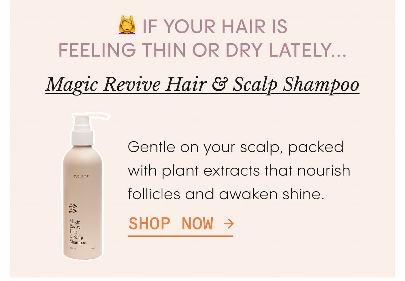 Magic Revive hair & scalp Shampoo - SHOP NOW