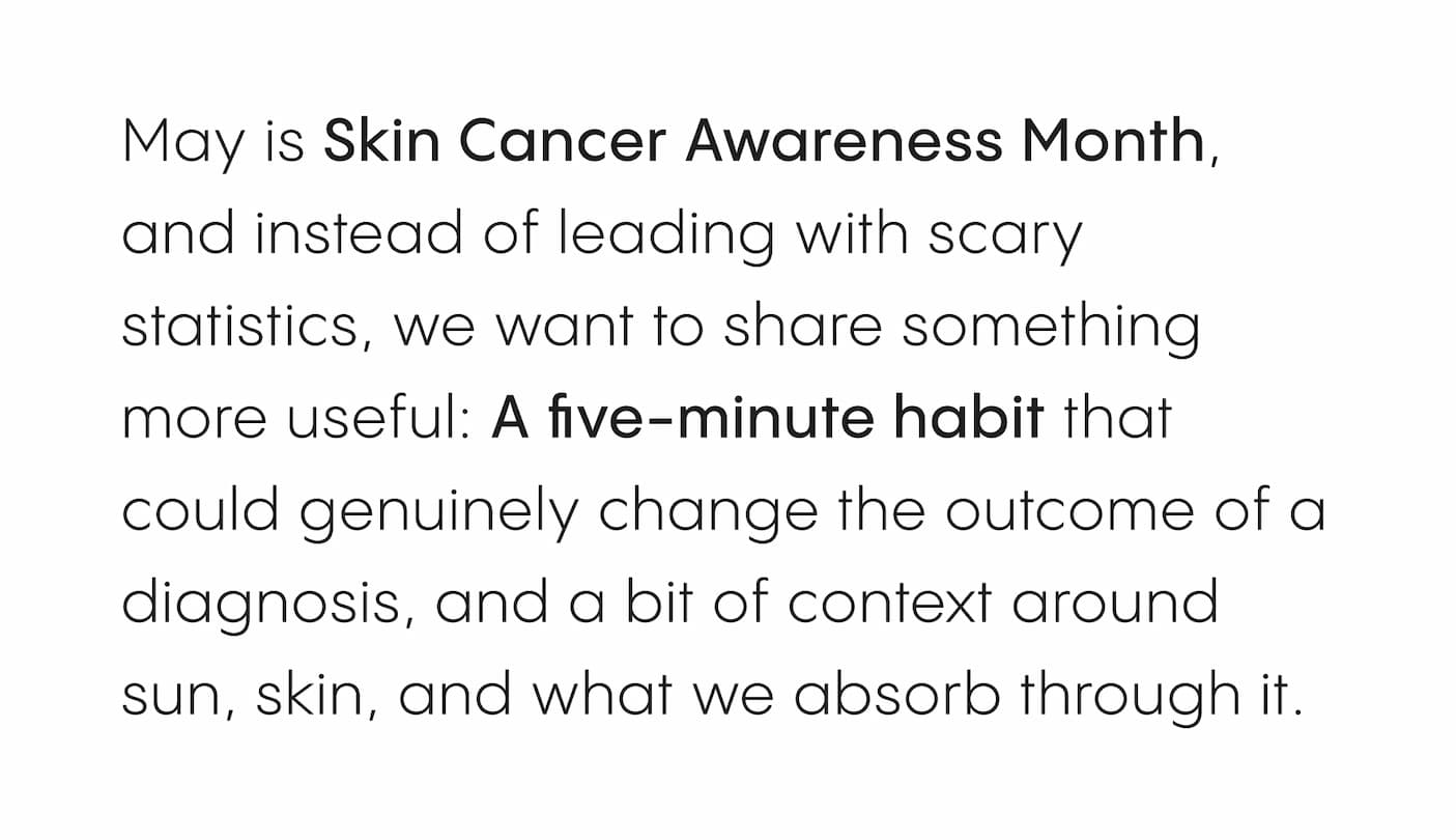 May is Skin Cancer Awareness Month