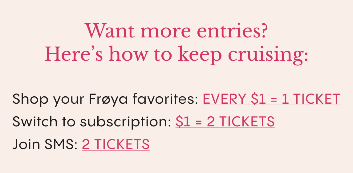 Grand Prize:  2026 Range Rover Evoque  Dynamic SE   Second Prize:  $599 in Frøya products   Third Prize:  $300 in Frøya products