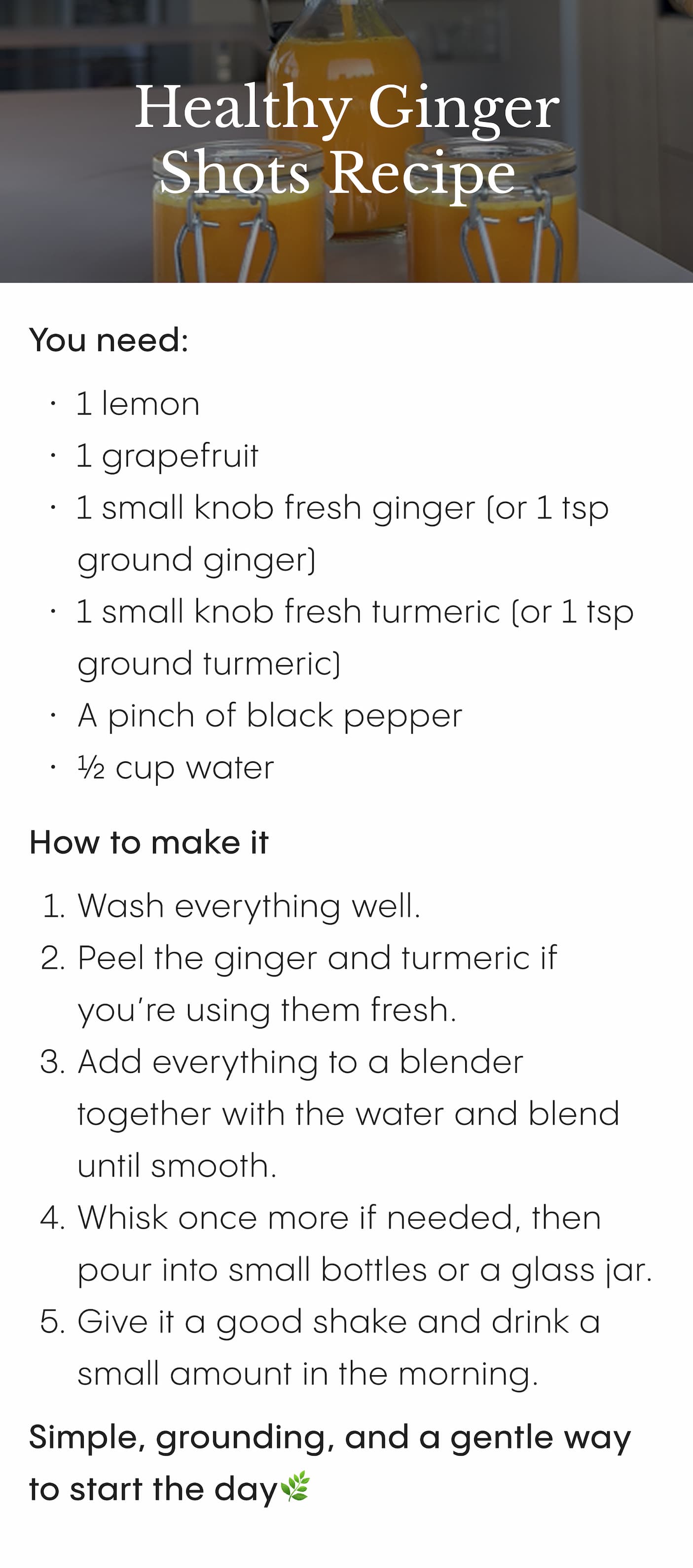 Recipes of the week!