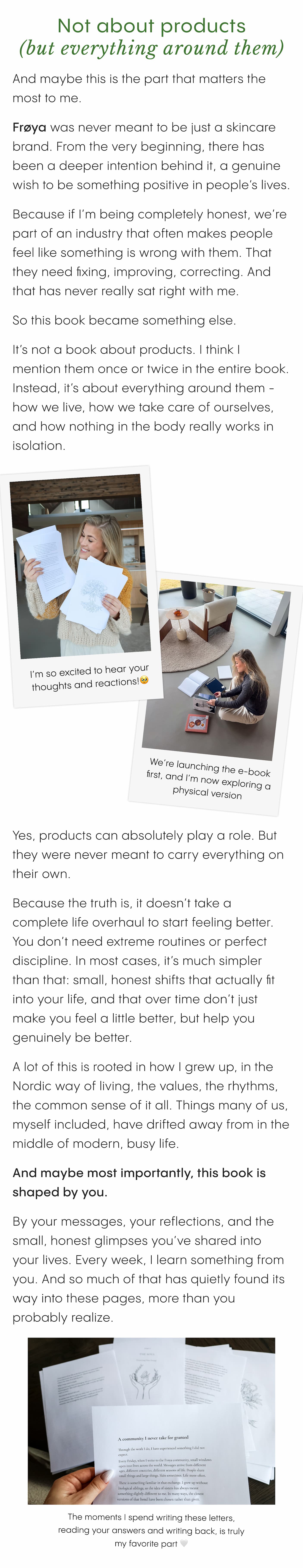 Not about products (but everything around them)