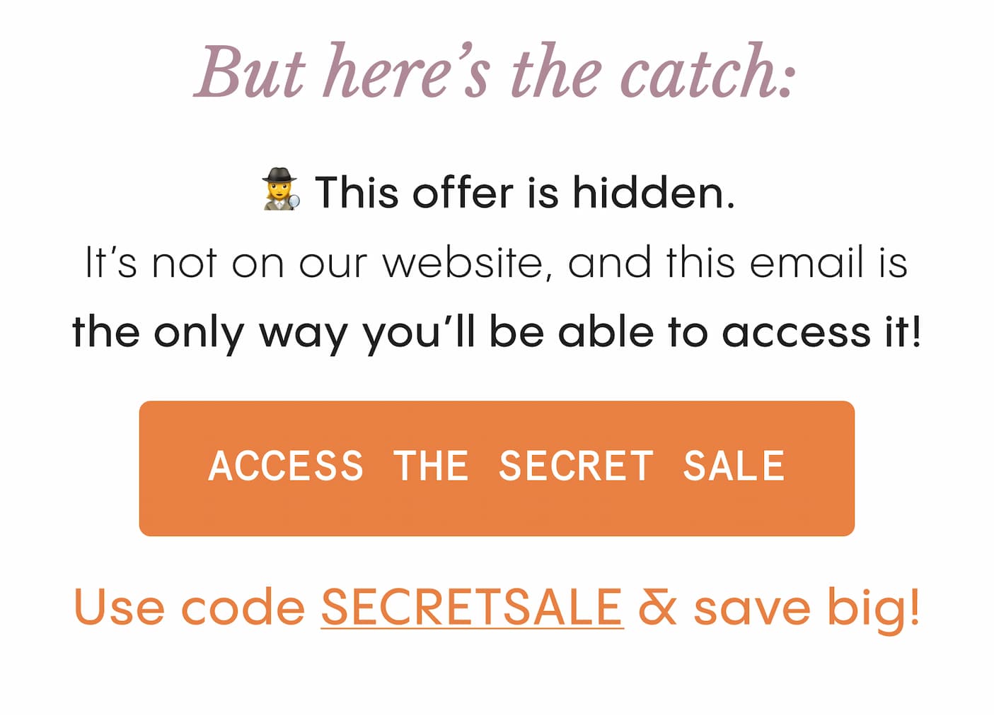 This offer is hidden