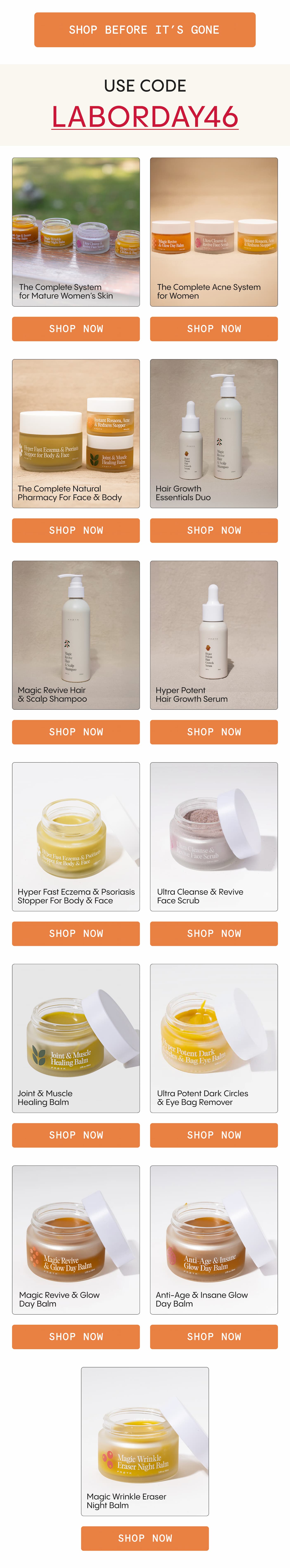 SHOP NOW AND HEAL YOUR SKIN