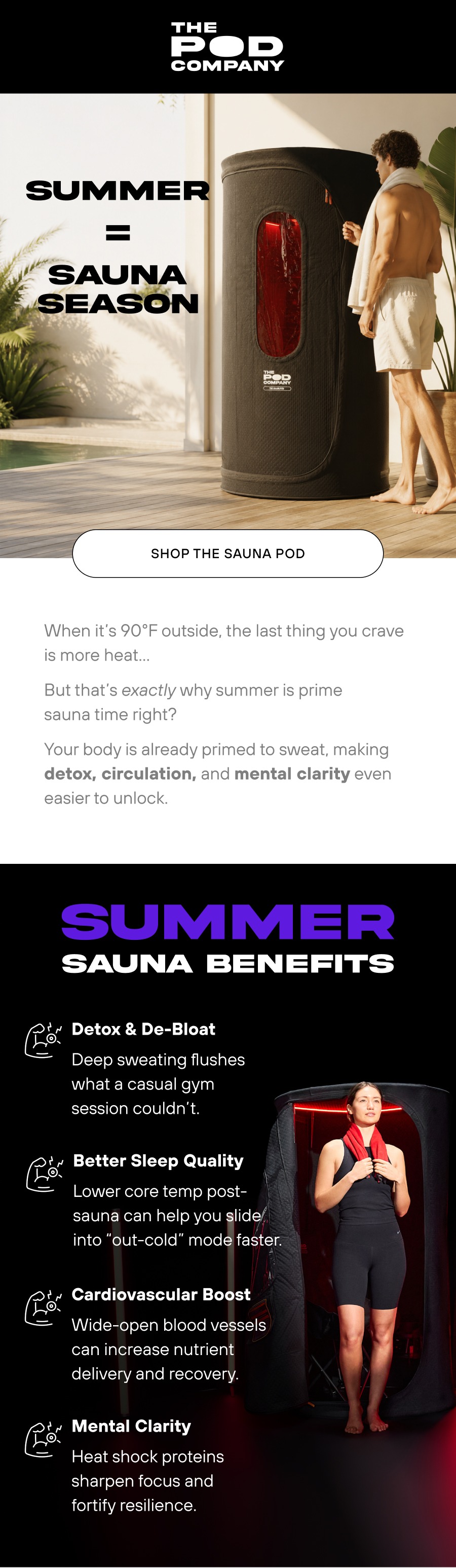 summer = sauna season
