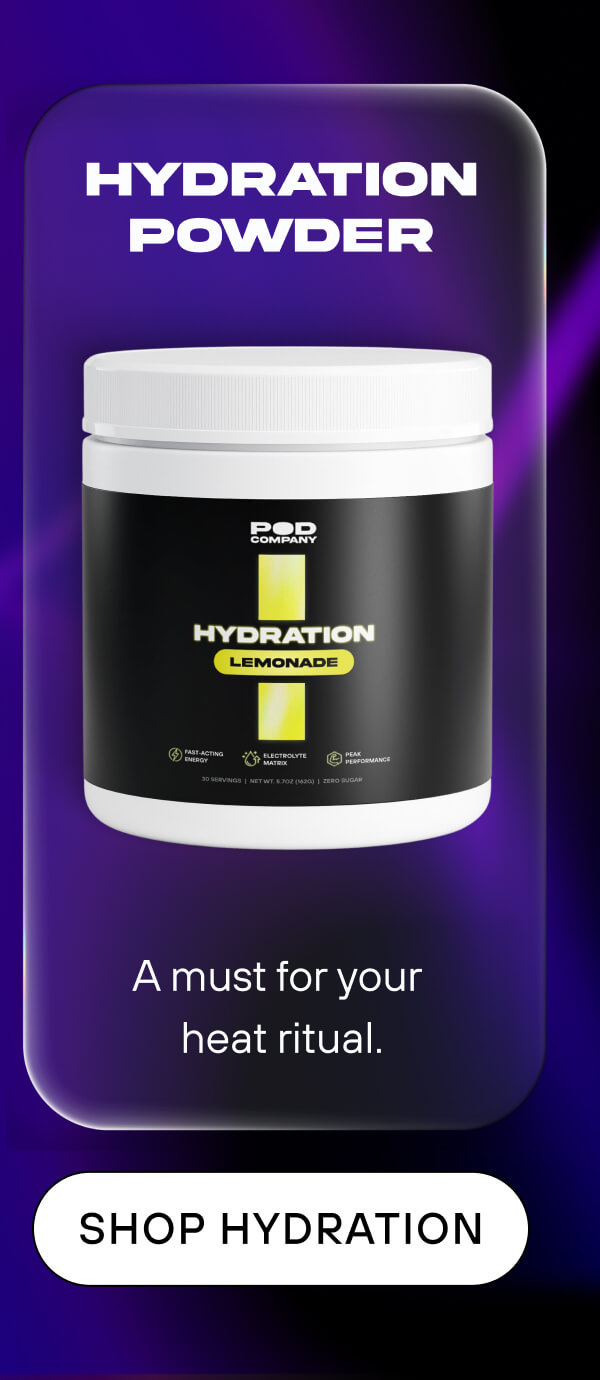 Hydration Powder  A must for your heat ritual.   SHOP HYDRATION