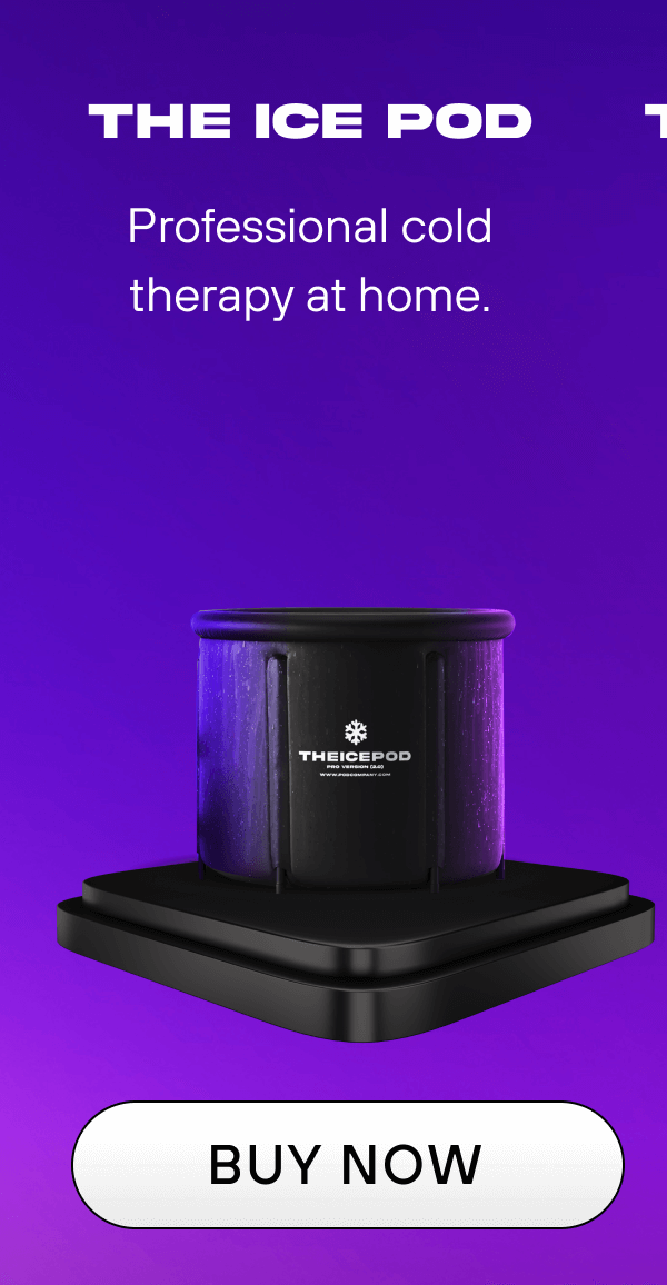 The Ice Pod  Professional cold therapy at home.    BUY NOW