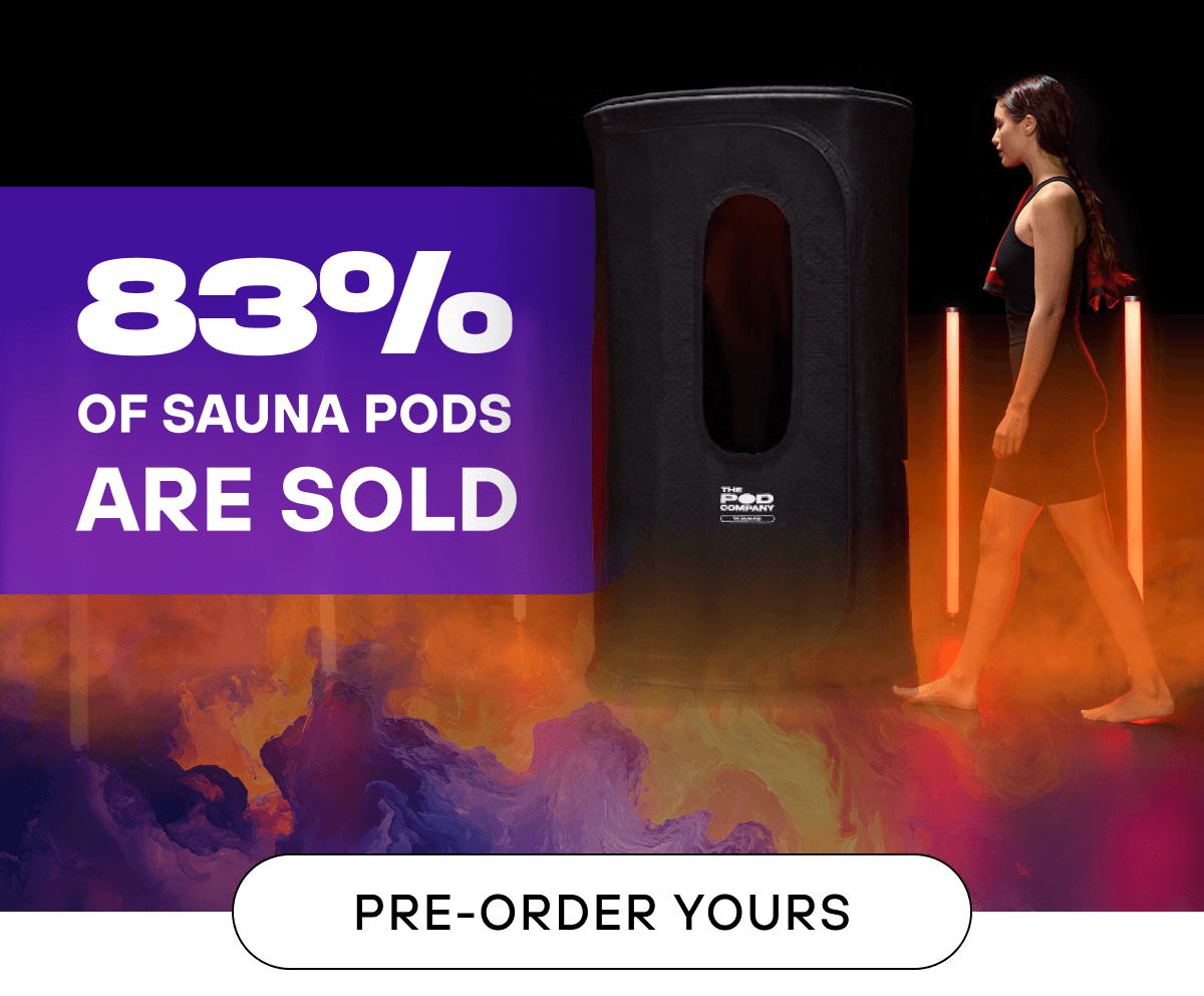 83% of Sauna Pods Are Sold