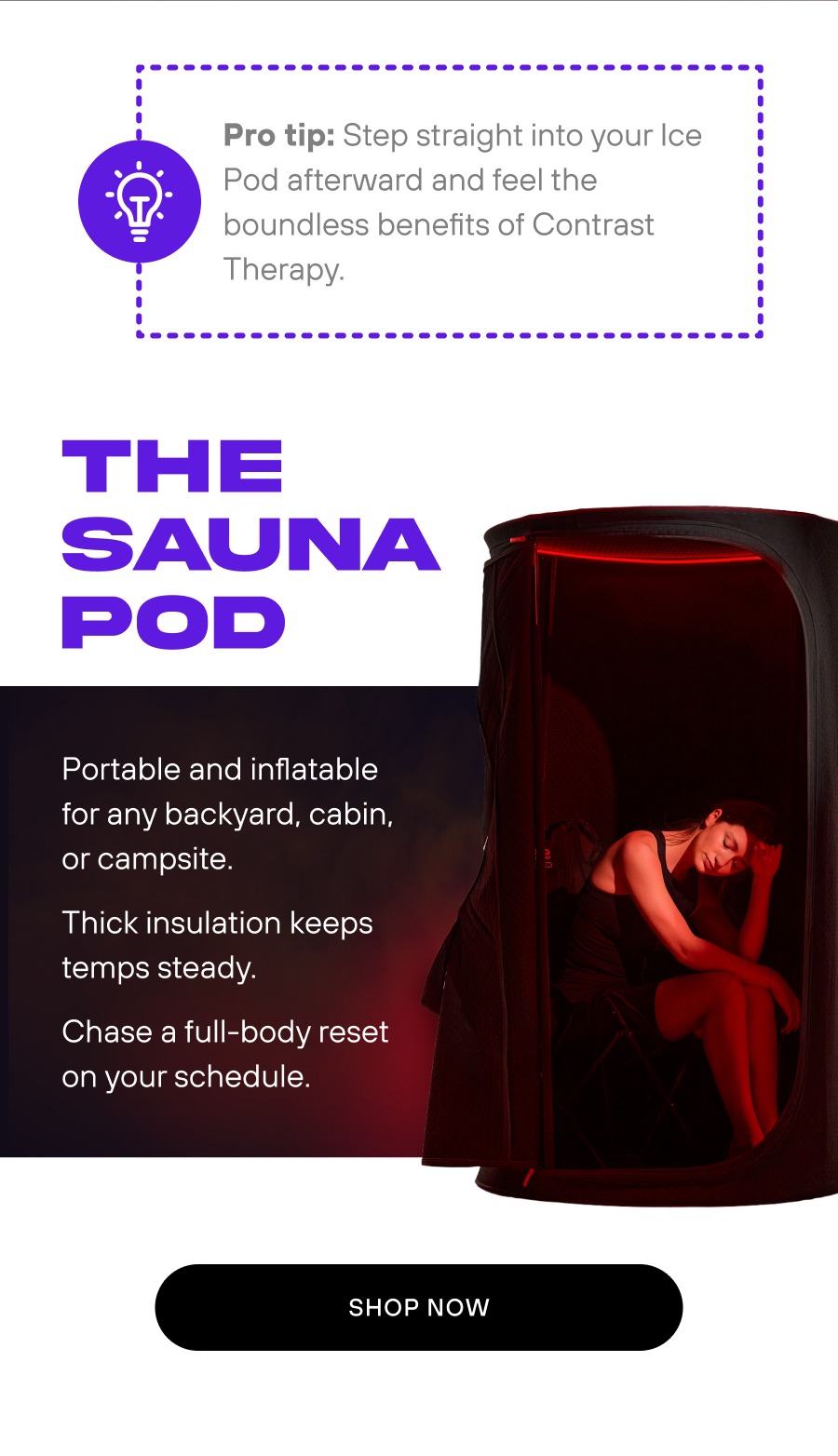 the Sauna Pod 