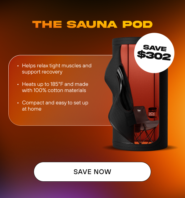 Save over $300 on the Sauna Pod