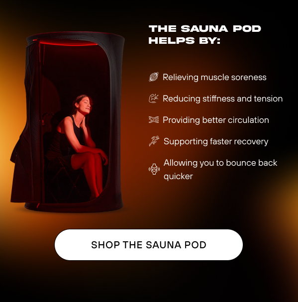 how does the sauna pod help