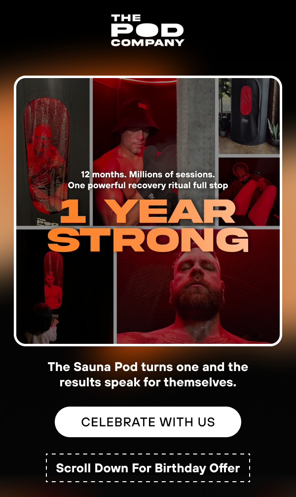 1 year of the Sauna Pod