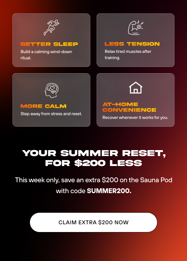 your summer reset for $200 less