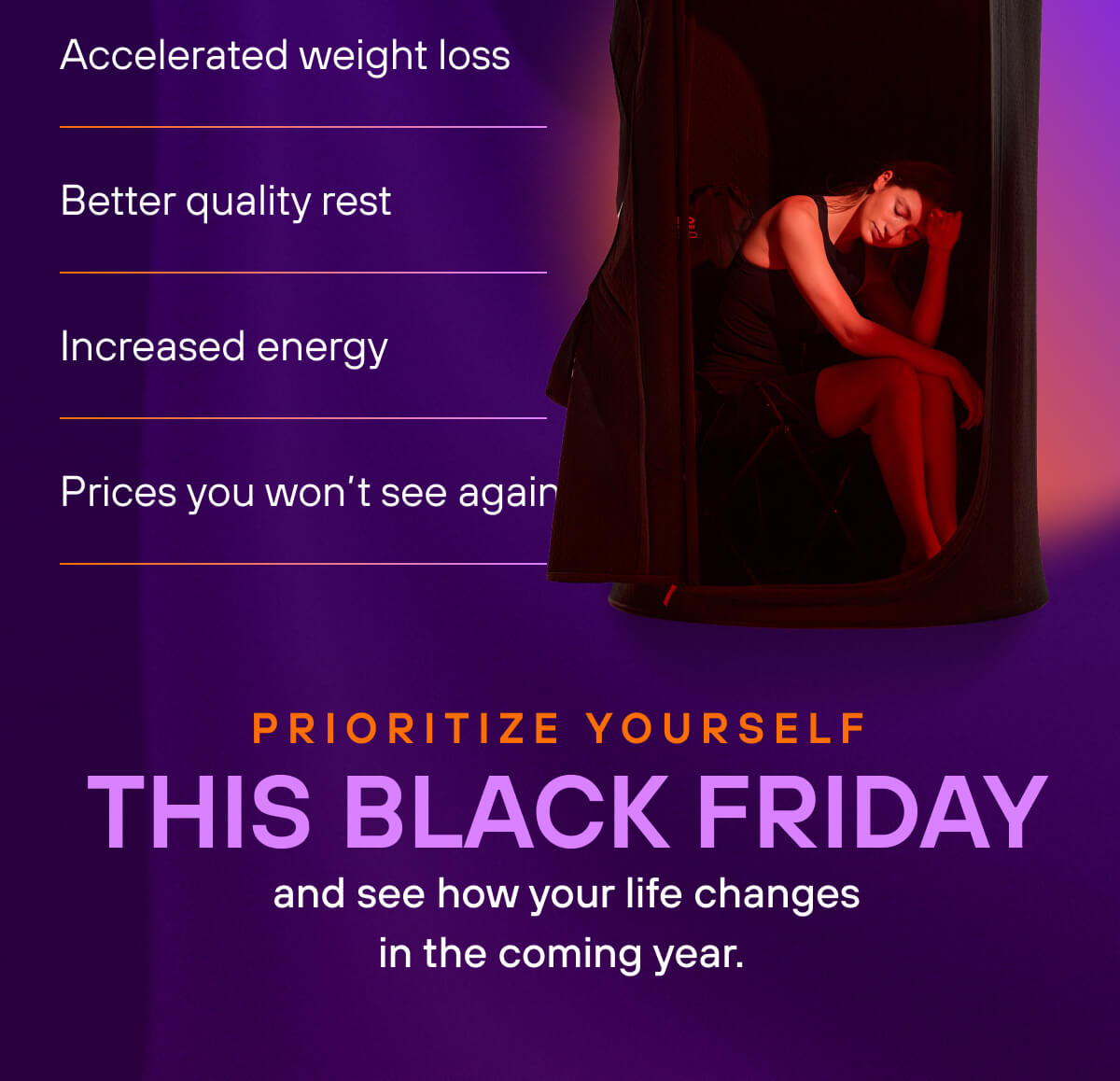 Accelerated weight loss  Better quality rest  Increased energy  Prices you won’t see again… 