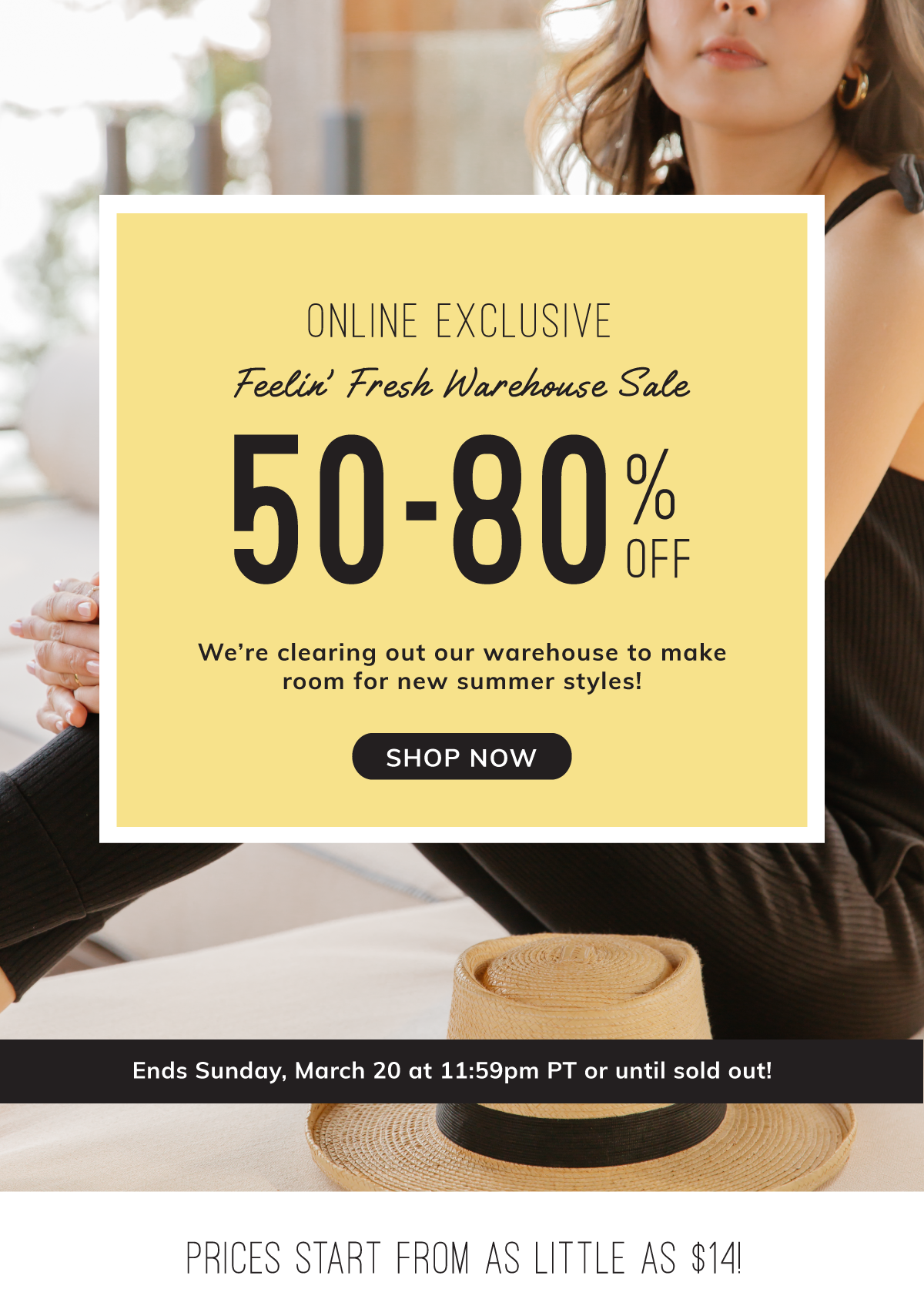 Our Online Warehouse SALE Starts Now! 🎉 Smash Tess