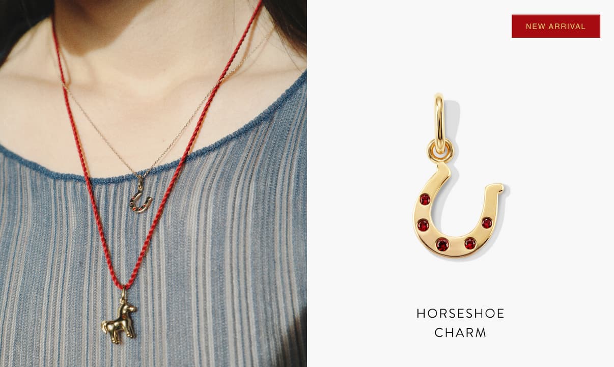 New Arrivals. Horseshoe Charm.