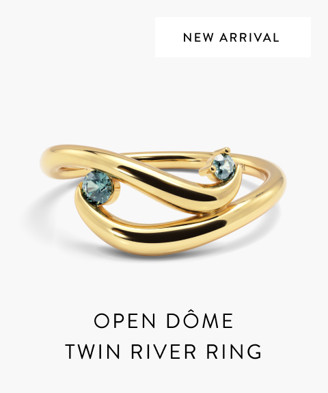 Open Dôme Twin River Ring.