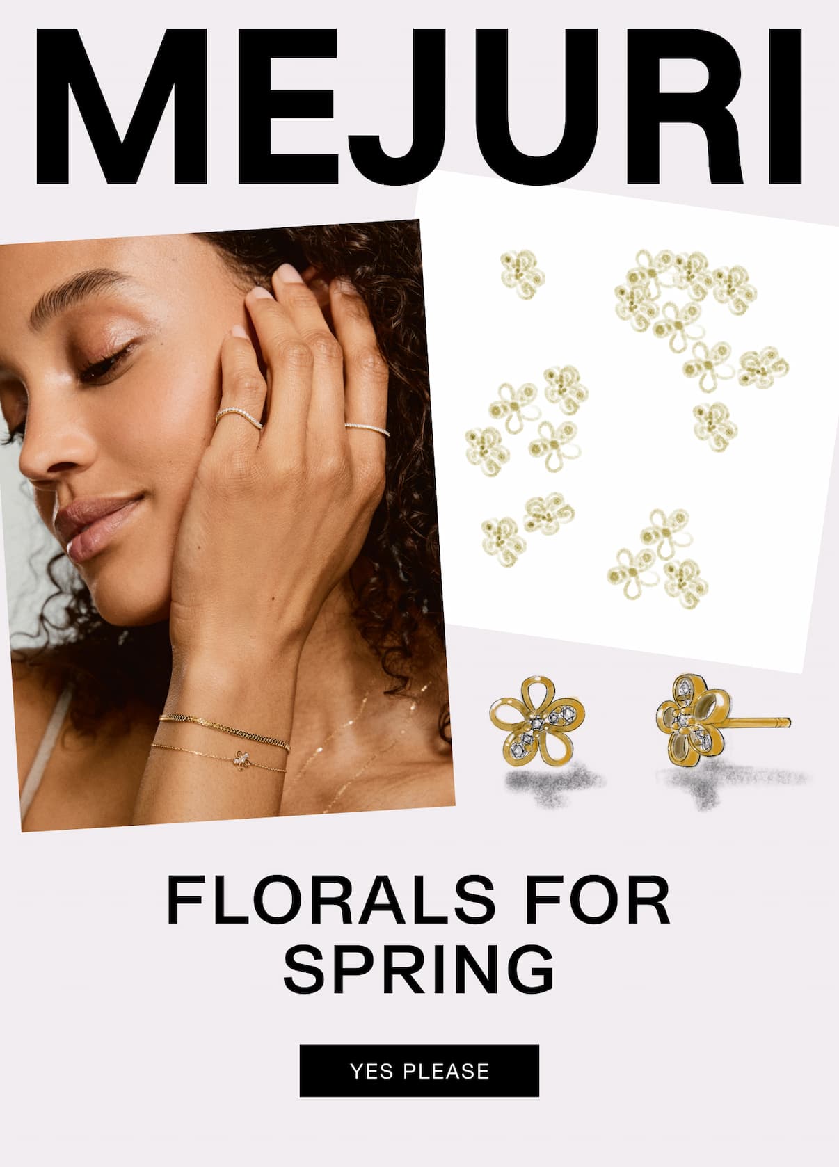 Mejuri. Florals for Spring. Yes, Please.