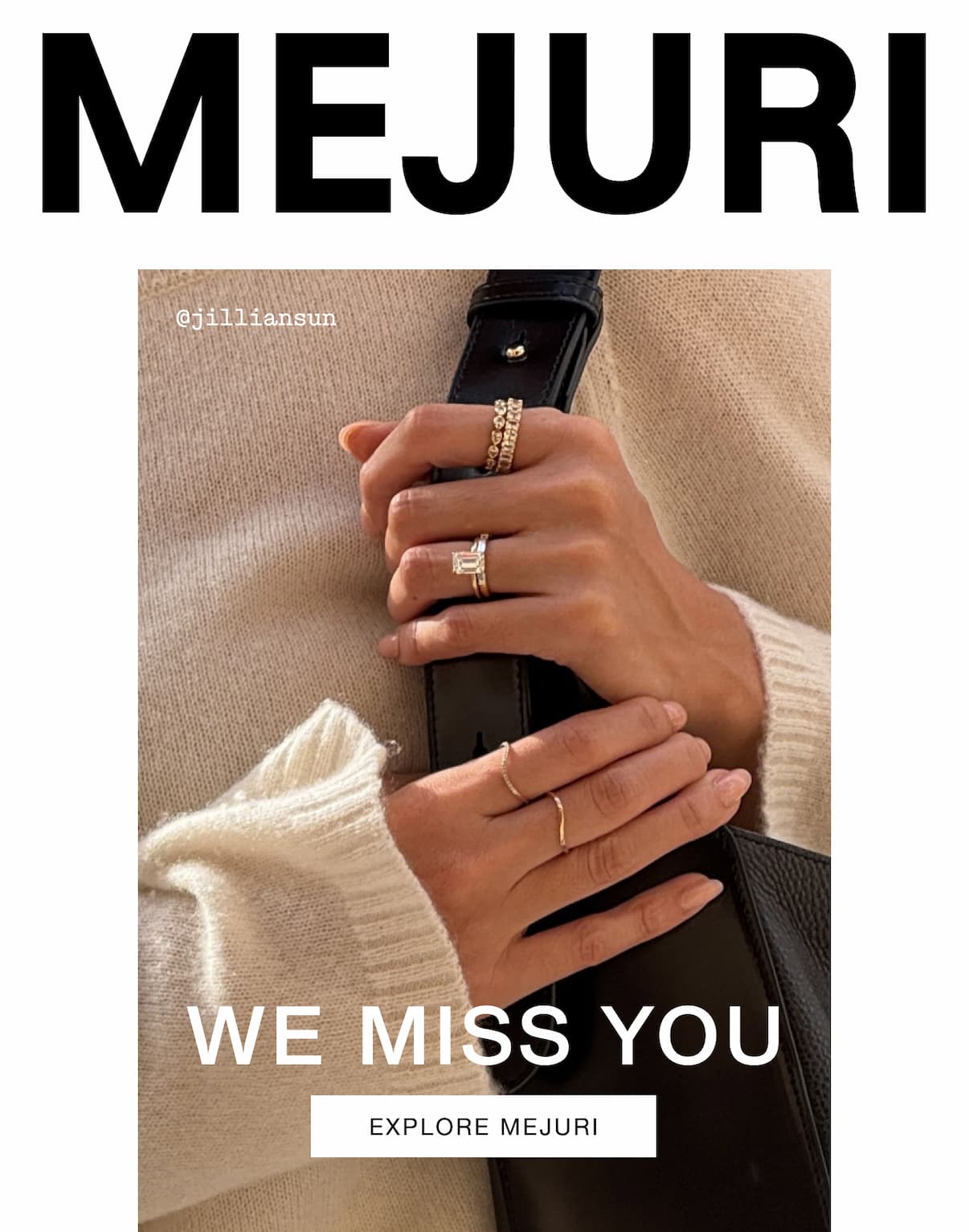 Mejuri. All Eyes On The Stack. Shop Now.