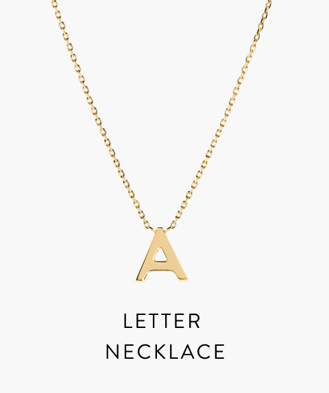 Letter Necklace.