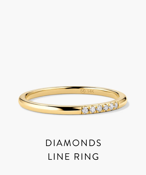 Diamonds Line Ring.