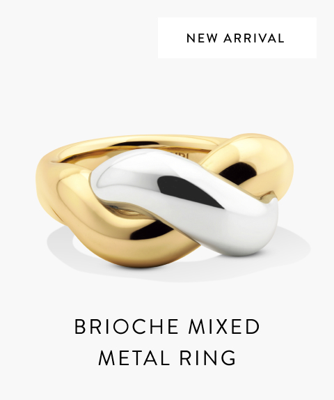 New Arrival. Brioche Mixed Metal Ring.