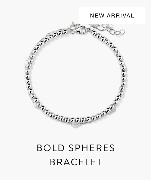 Bold Spheres Bracelet.