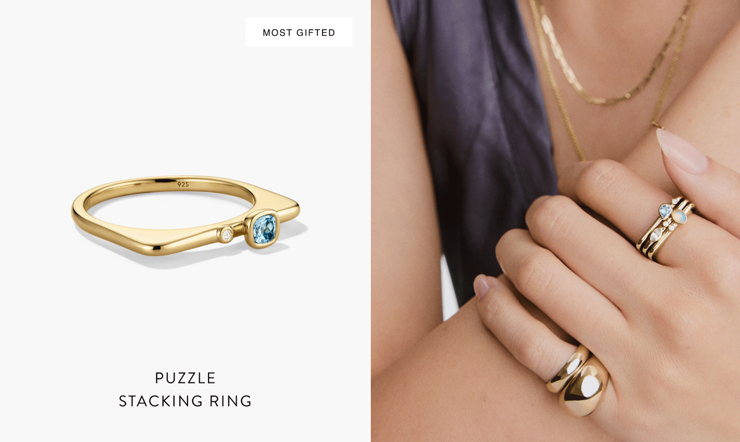 Puzzle Stacking Ring.