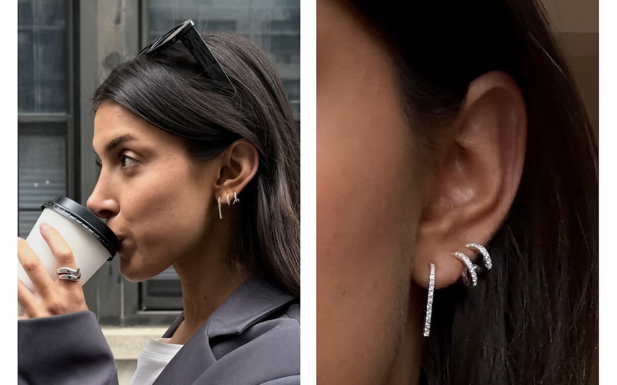Tennis Earrings.