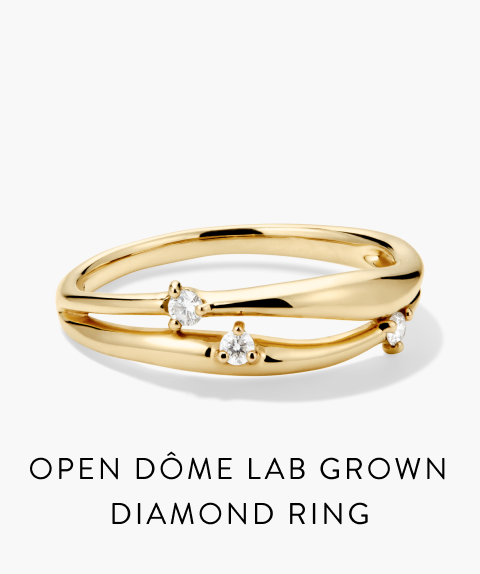 Open Dôme Lab Grown Diamond Ring.