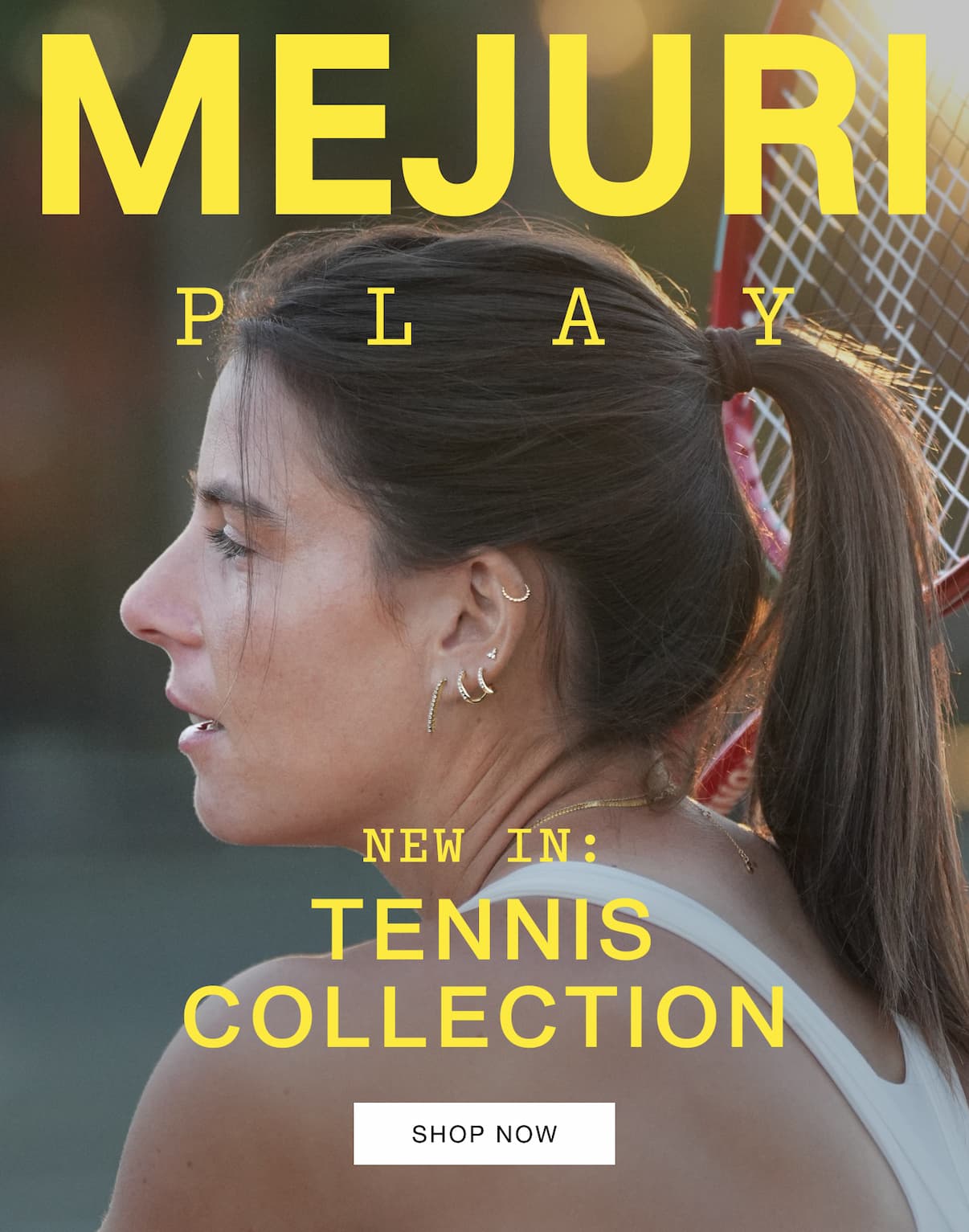 Mejuri Play. New In: Tennis Collection. Shop Now.